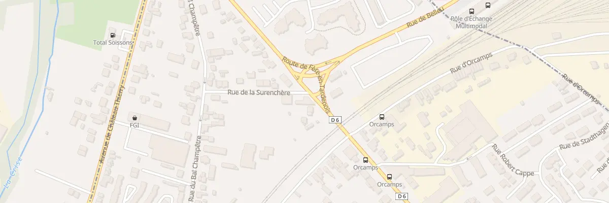 Plan du 34 Rte de Fère-En-Tardenois à Belleu