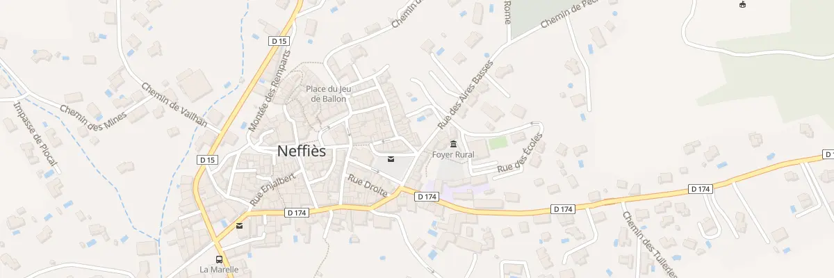 Plan du 6 Rue des Aires Hautes à Neffiès