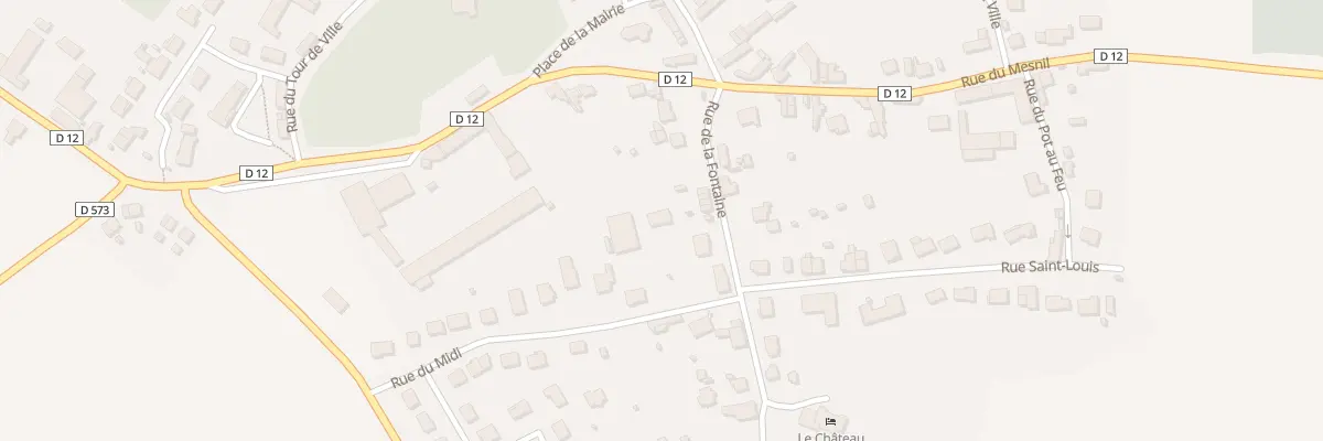 Plan du 14 Rue de la Fontaine Saint Amand à Neuville-Saint-Amand