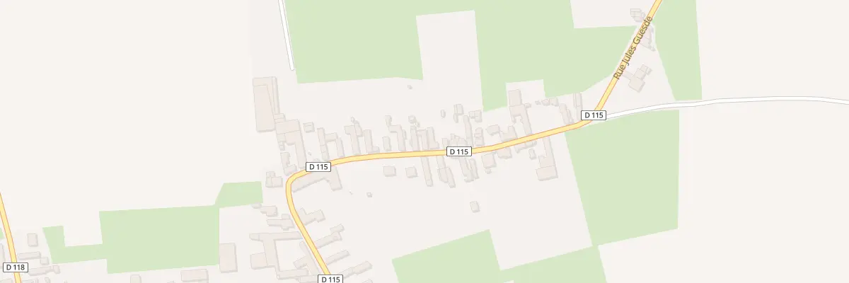 Plan du 22 Rue Jules Guesde à Cattenières