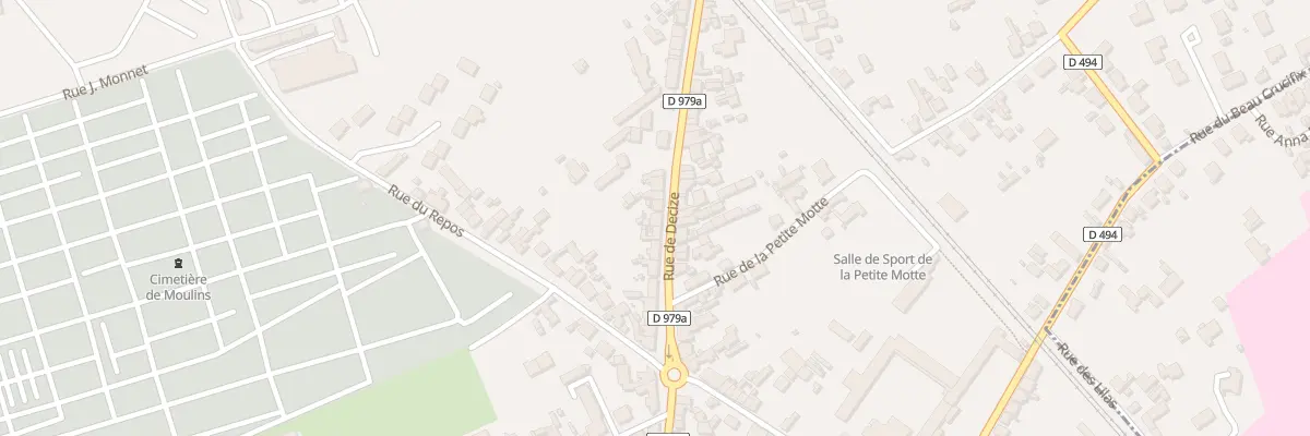 Plan du 105 Rue de Decize à Moulins
