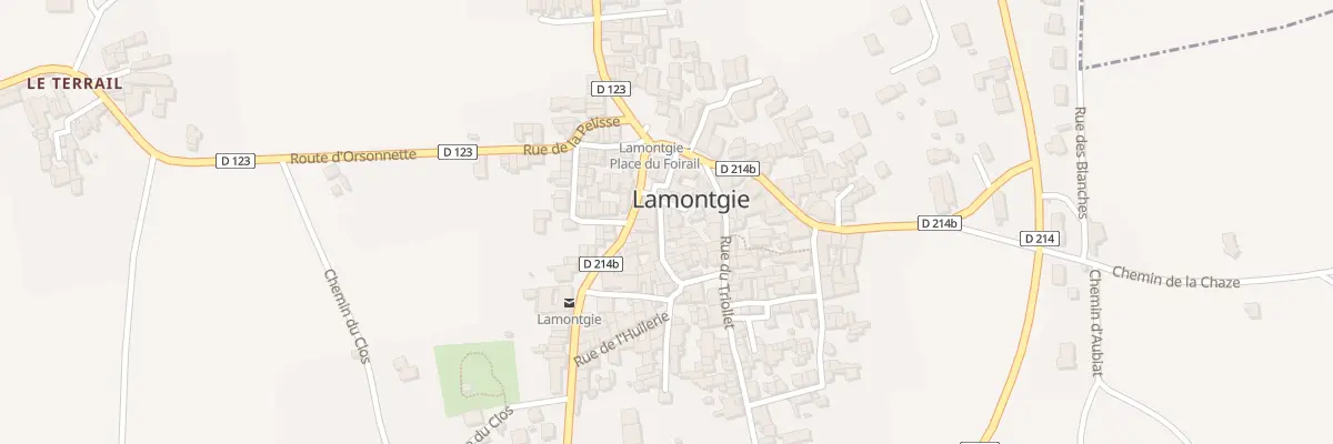 Plan du 8 Rue du Puits des Chèvres à Lamontgie