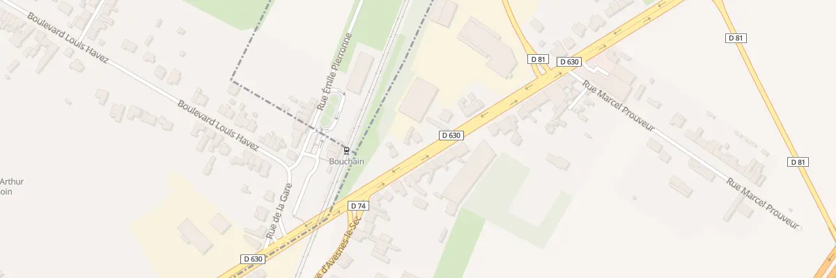 Plan du 36 Av de Bouchain à Lieu-Saint-Amand