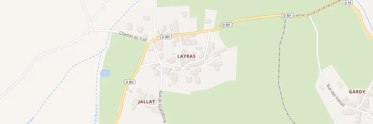 Plan du 5200 Leyrat à Saint-Julien-de-Coppel