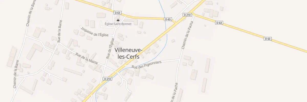 Plan du 18 Av de la Limagne à Villeneuve-les-Cerfs