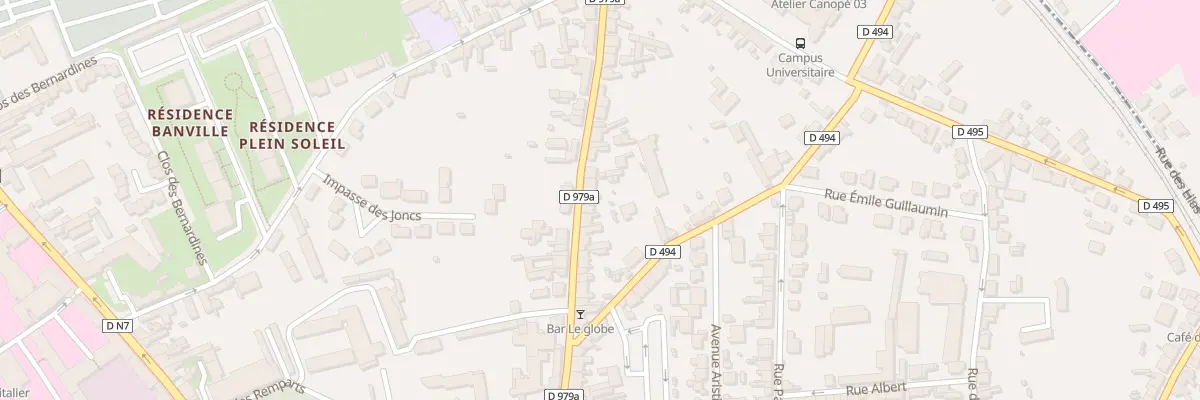 Plan du 68 Rue de Decize à Moulins