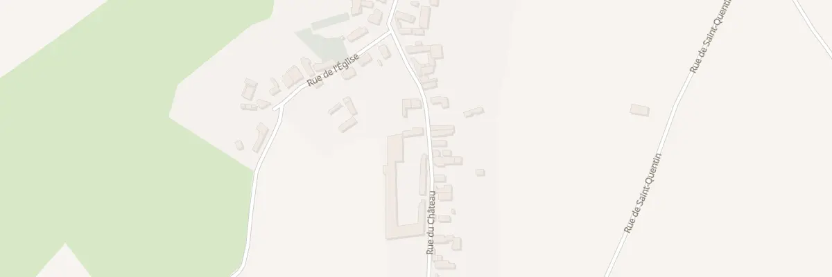 Plan du 126 Rue du Château à Sequehart