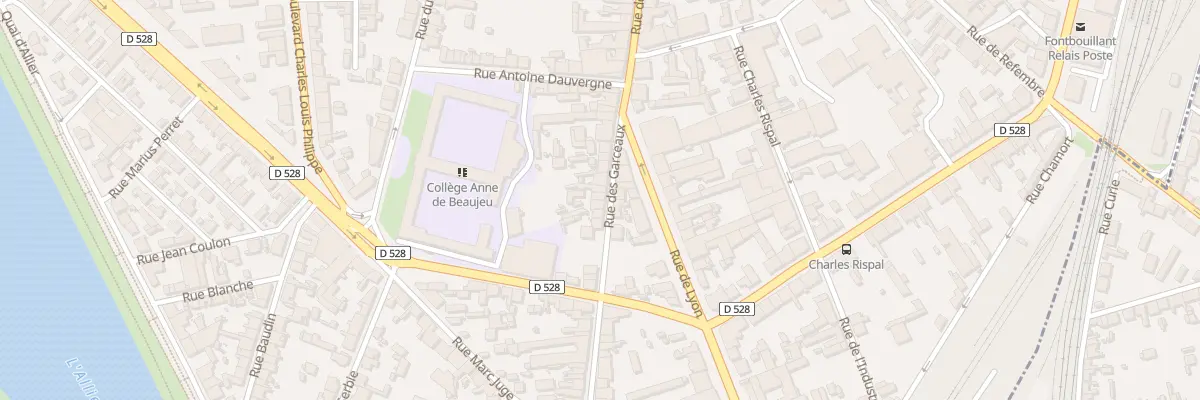 Plan du 17 Rue des Garceaux à Moulins