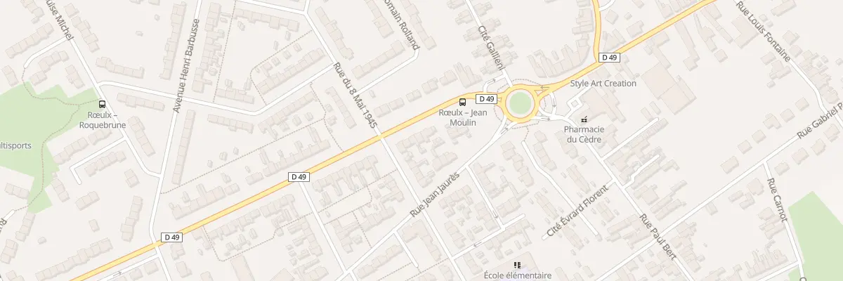Plan du 7 Rue Raoul Briquet à Rœulx