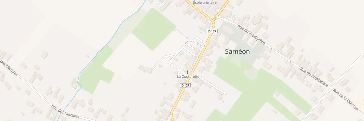 Plan du 1296 Berniere à Saméon