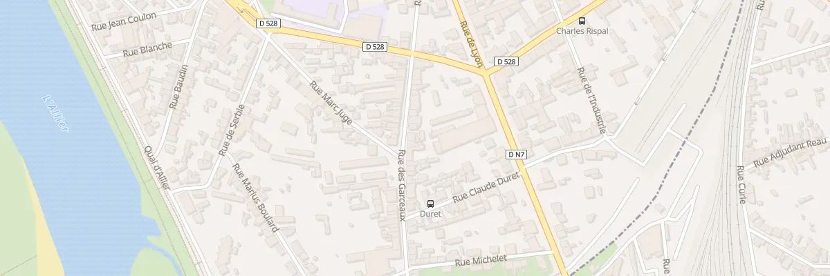 Plan du 44 Rue des Garceaux à Moulins