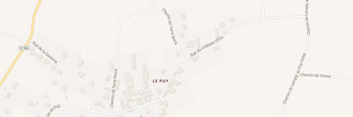 Plan du 15 Rue du Château d’Eau à Lempty