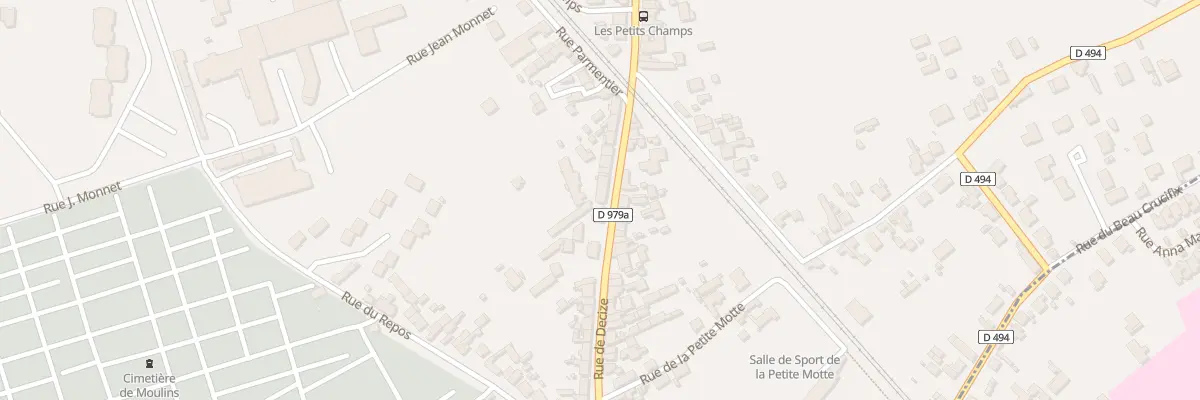 Plan du 119A Rue de Decize à Moulins