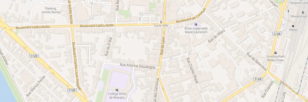 Plan du 51 Rue de Lyon à Moulins