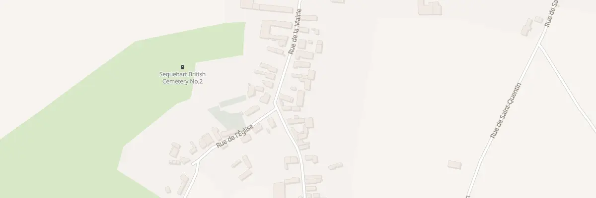 Plan du 227 Rue de la Mairie à Sequehart