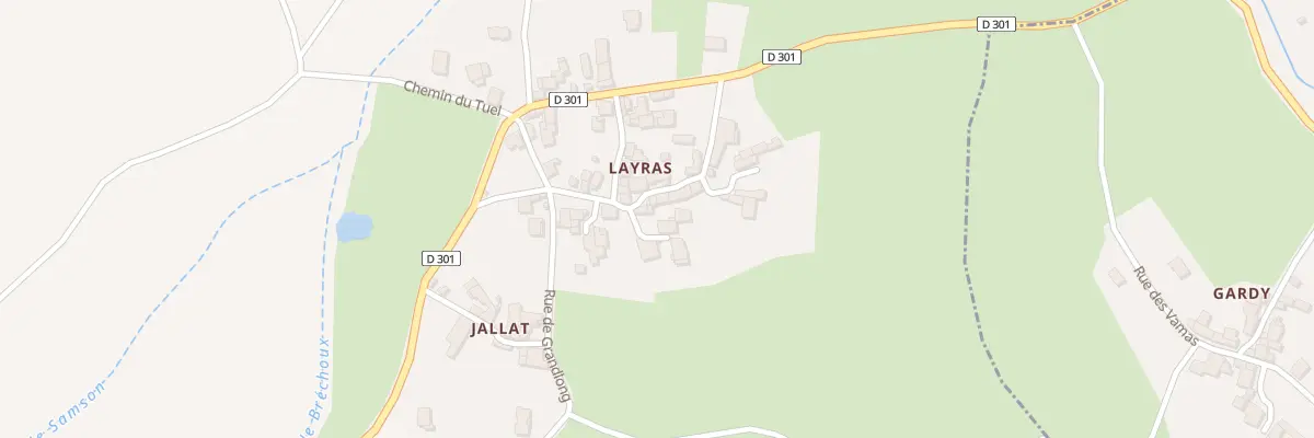 Plan du 5568 Leyrat à Saint-Julien-de-Coppel