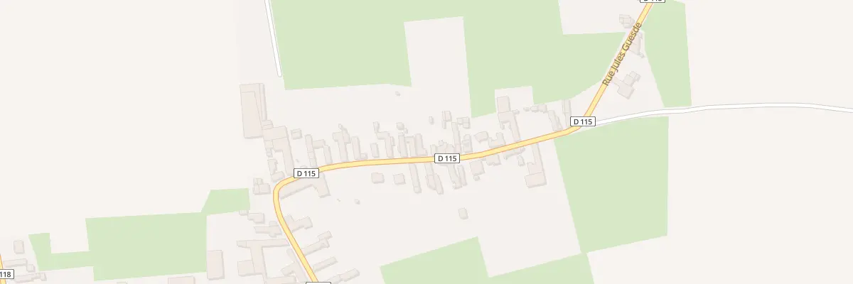 Plan du 20 Rue Jules Guesde à Cattenières