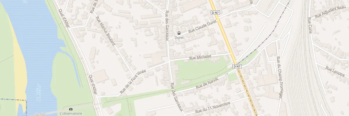 Plan du 4 Rue Michelet à Moulins