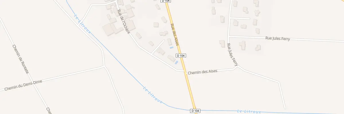 Plan du 31 Rue de l’Ochère à Lempty