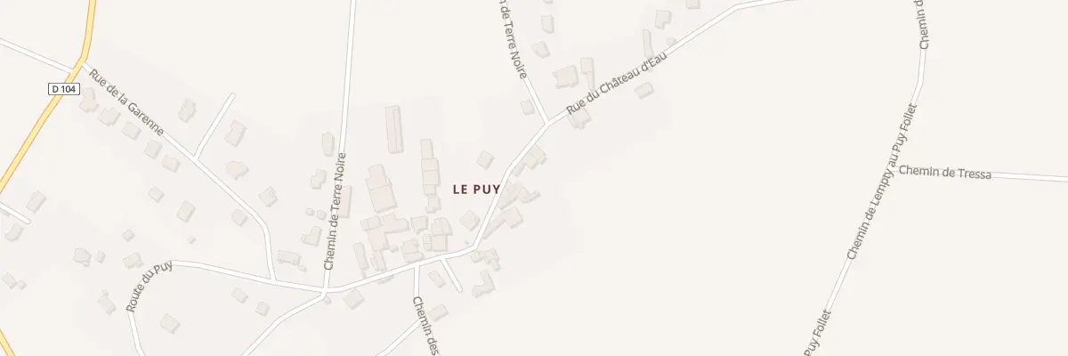 Plan du 16 Rue du Château d’Eau à Lempty