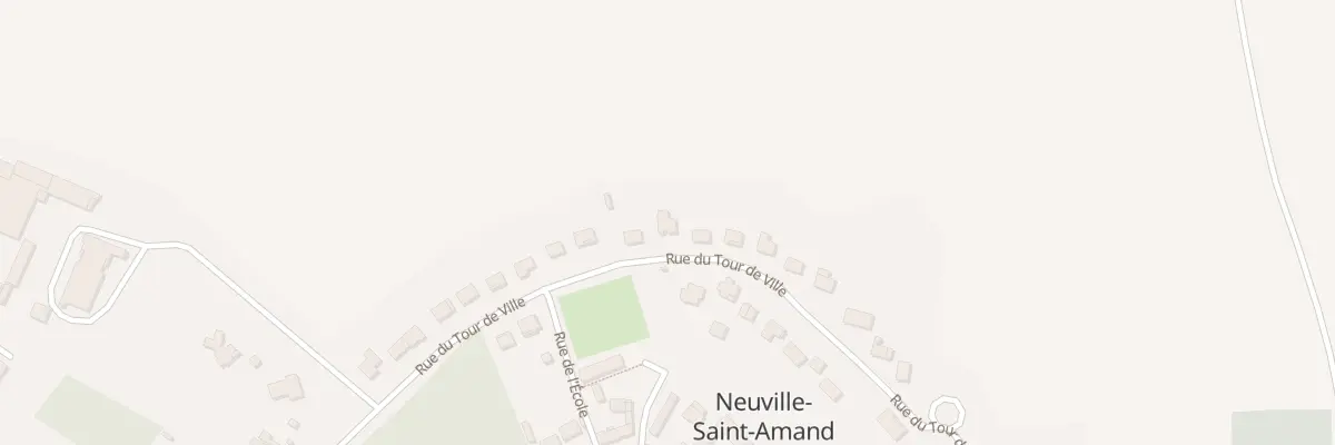Plan du 33 Rue du Tour de Ville à Neuville-Saint-Amand