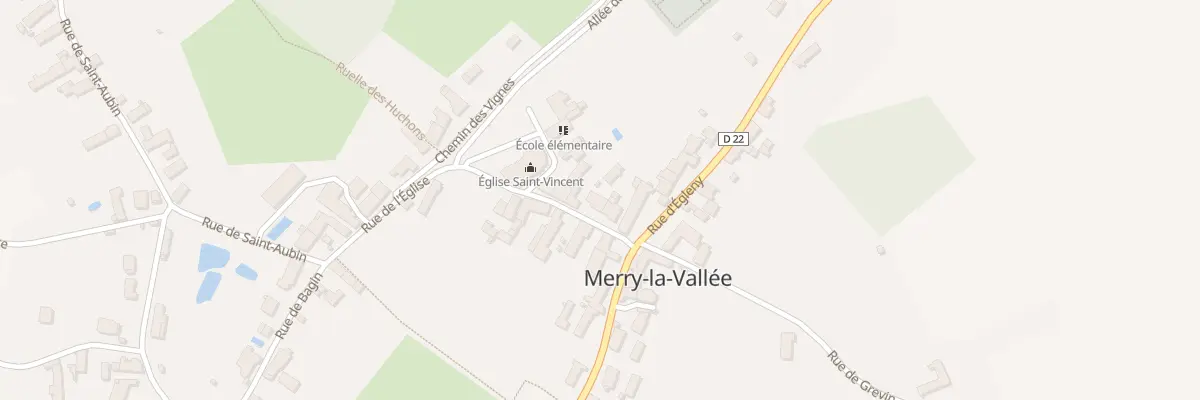 Plan du 6 Rue de l’Eglise à Merry-la-Vallée