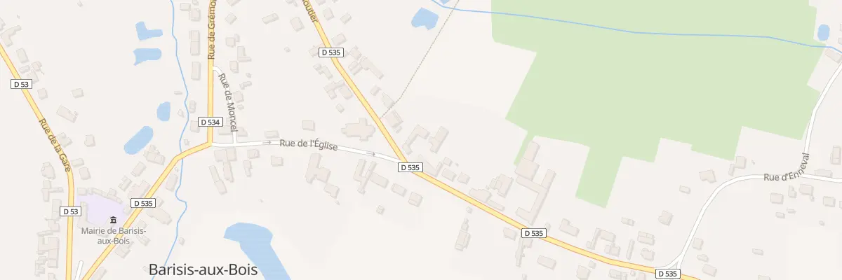 Plan du 1 Rue des Dames à Barisis-aux-Bois