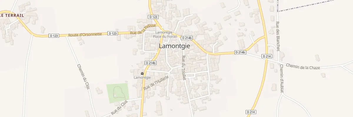 Plan du 10 Rue du Triollet à Lamontgie
