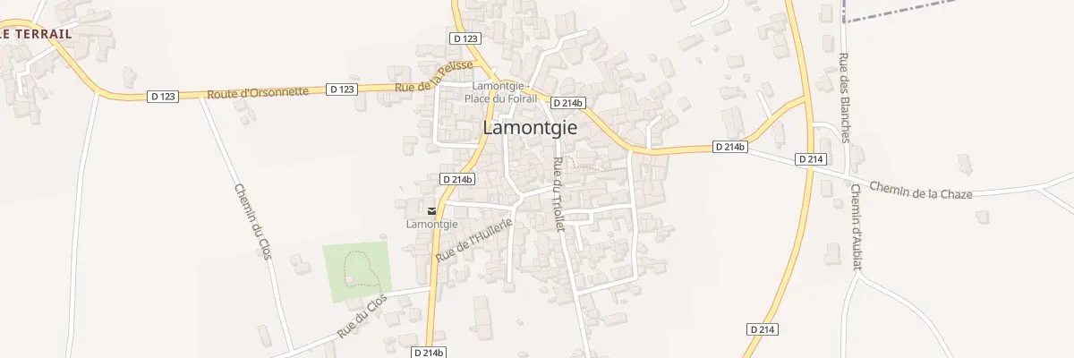 Plan du 6 Pl du Puits des Chèvres à Lamontgie