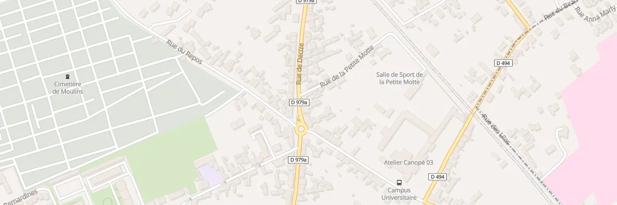 Plan du 118 Rue de Decize à Moulins