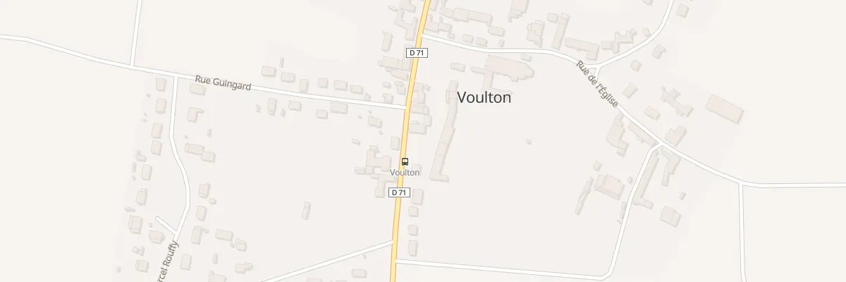 Plan du 10 Rue des Platanes à Voulton