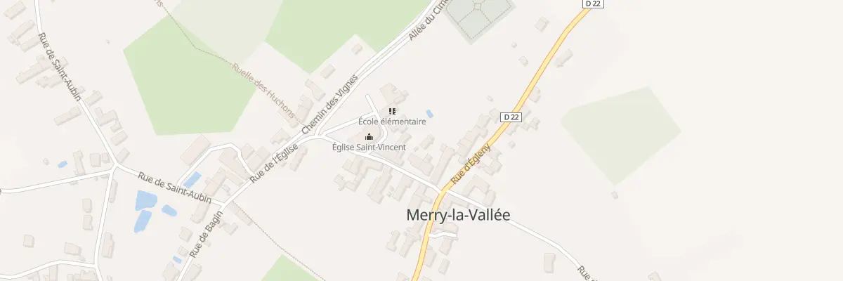 Plan du 8 Rue de l’Eglise à Merry-la-Vallée