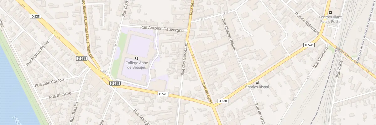 Plan du 79 Rue de Lyon à Moulins