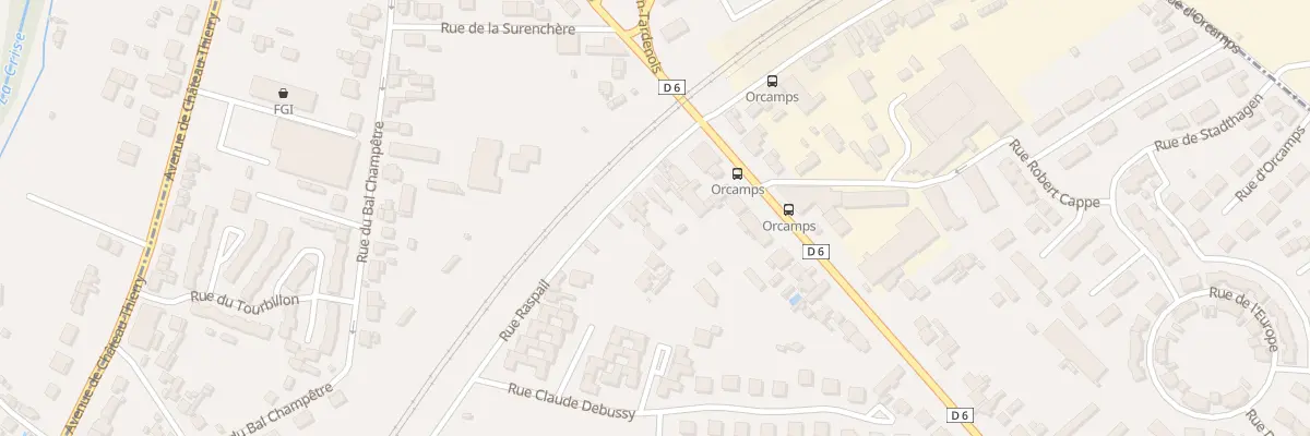 Plan du 9 Rue Raspail à Belleu