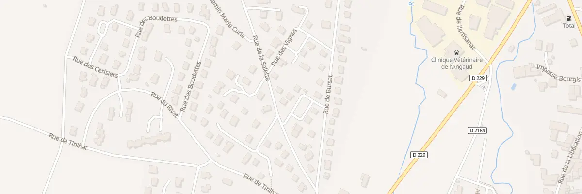 Plan du 4 Rue des Pêchers à Billom
