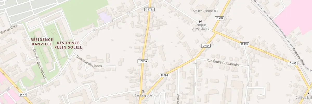 Plan du 72B Rue de Decize à Moulins