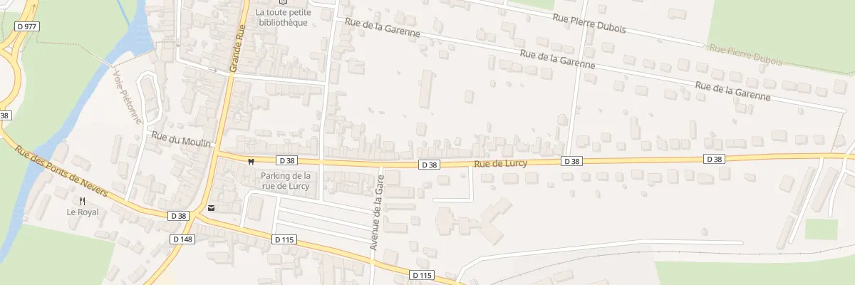 Plan du 51 Rue de Lurcy à Prémery