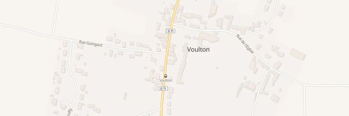 Plan du 12 Rue des Platanes à Voulton