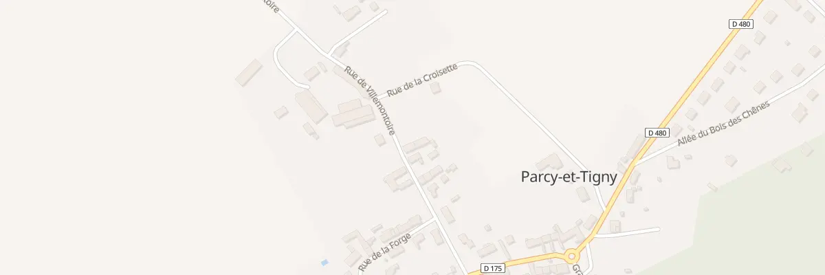 Plan du 23 Rue de Villemontoire à Parcy-et-Tigny