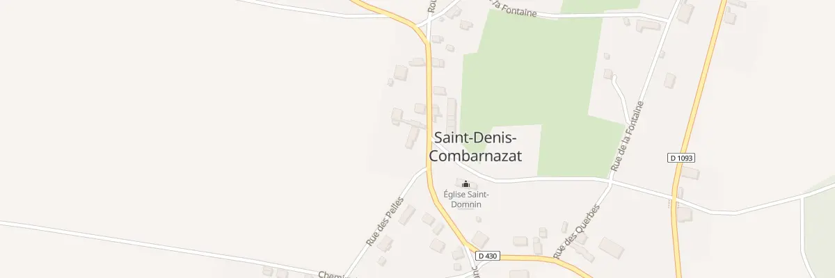 Plan du 9005 Rue de l’Eglise à Saint-Denis-Combarnazat