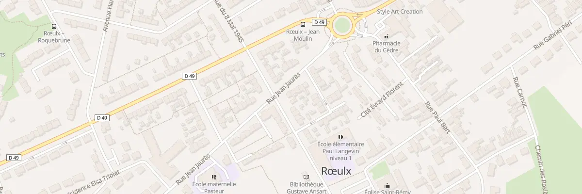 Plan du 123 Rue Jean Jaurès à Rœulx