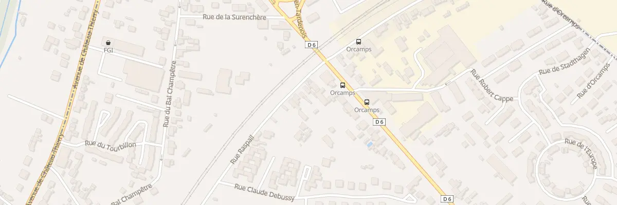 Plan du 7 Rue Raspail à Belleu