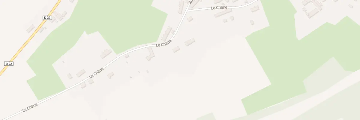 Plan du 9999 Le Chene à Merry-la-Vallée