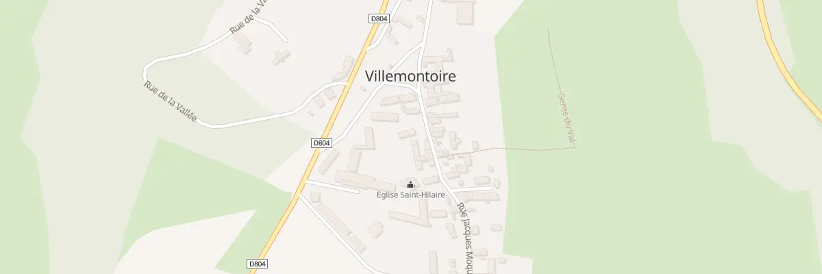 Plan du 19 Rue Jacques Moquet à Villemontoire