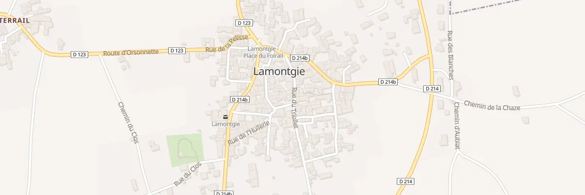 Plan du 12 Rue du Triollet à Lamontgie
