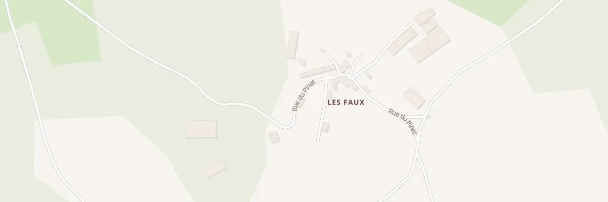 Plan du 5011 Les Faux à Recoules-de-Fumas