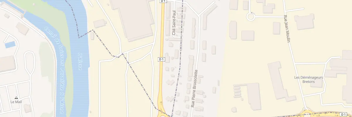 Plan du 8F Rte de Coucy à Cuffies