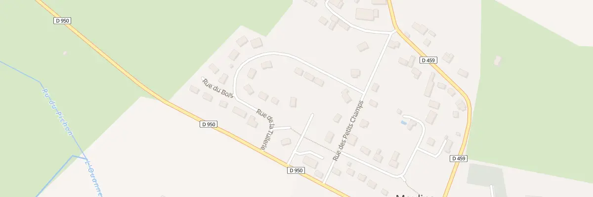Plan du 6 Rue de la Tuilerie à Moulins-sur-Ouanne