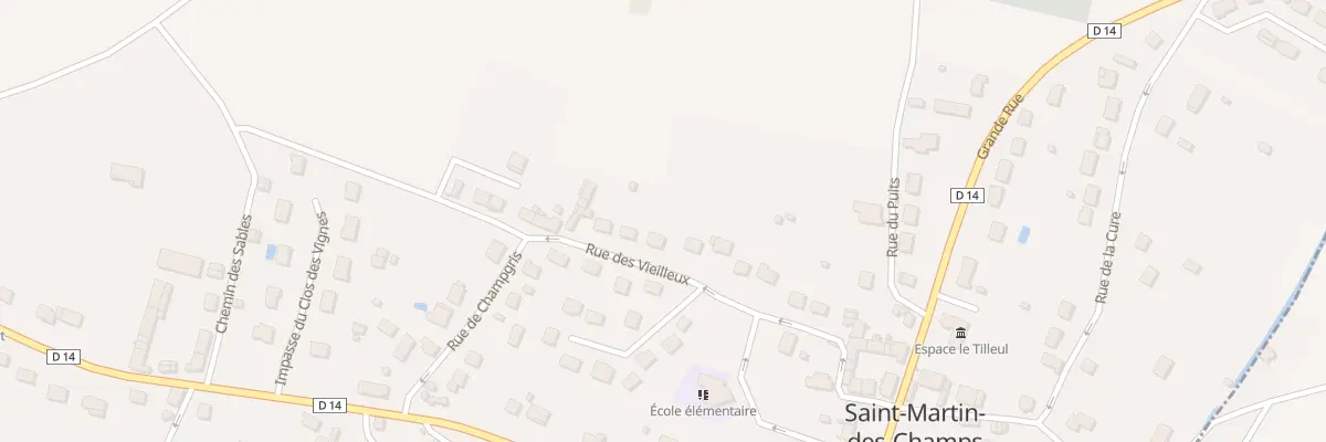 Plan du 27 Rue des Vieilleux à Saint-Martin-des-Champs