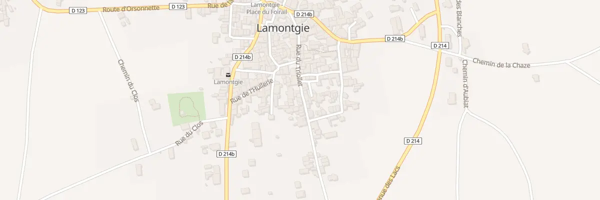 Plan du 16 Rue du Triollet à Lamontgie
